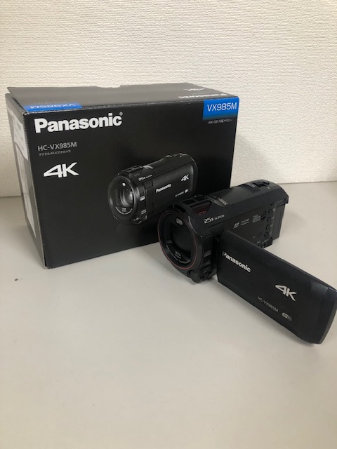 買取商品：【中古美品】デジタル4Kビデオカメラ　HC-VX985M