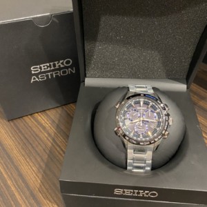 SEIKO ASTRON クロノグラフ 腕時計 8X82–0AN0–1