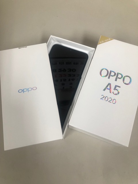 買取商品：【新品未使用】OPPO A5 2020 64GB
