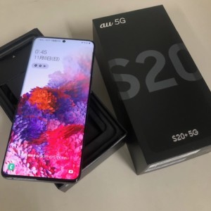 【中古美品】SIMロック解除版　Galaxy S20＋5G　SCG02