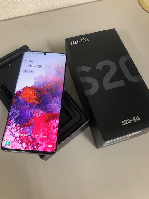 買取商品：【中古美品】SIMロック解除版　Galaxy S20＋5G　SCG02