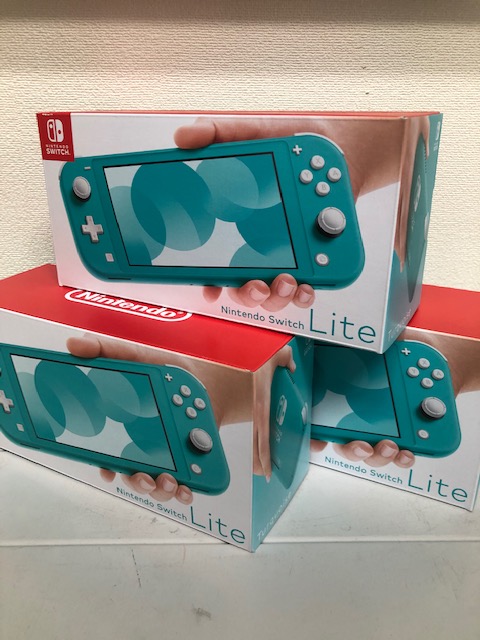 買取商品：【新品未使用】Nintendo Switch Lite ターコイズ　3台
