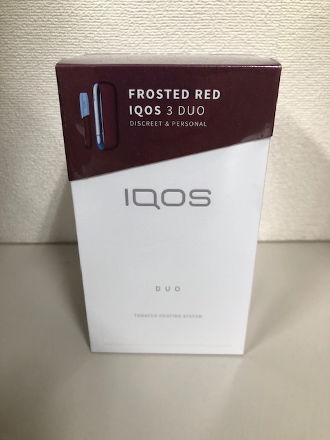 買取商品：【新品未開封】IQOS 3 DUO FROSTED RED