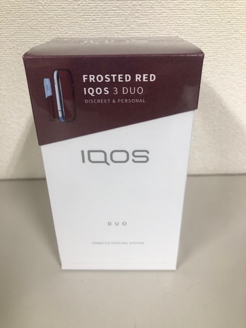 買取商品：【新品未開封】IQOS 3 DUO　FROSTED RED