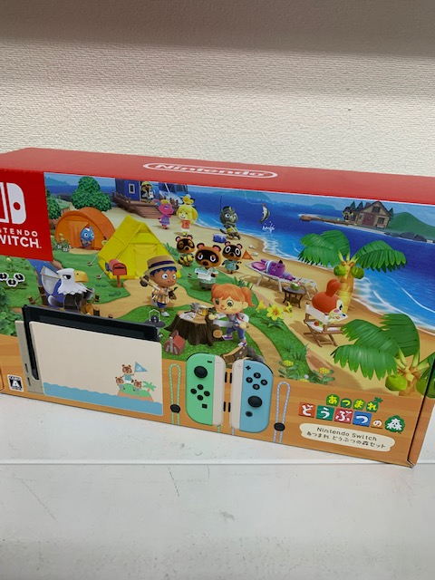 買取商品：【新品未使用】Nintendo Switch あつまれ どうぶつの森セット