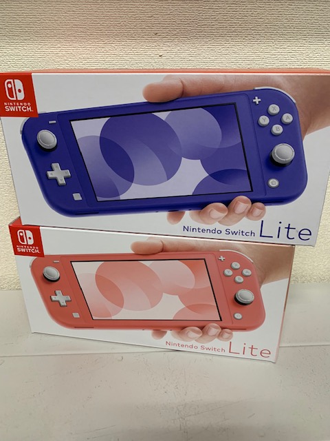 買取商品：【新品未使用】Nintendo Switch Lite　2台