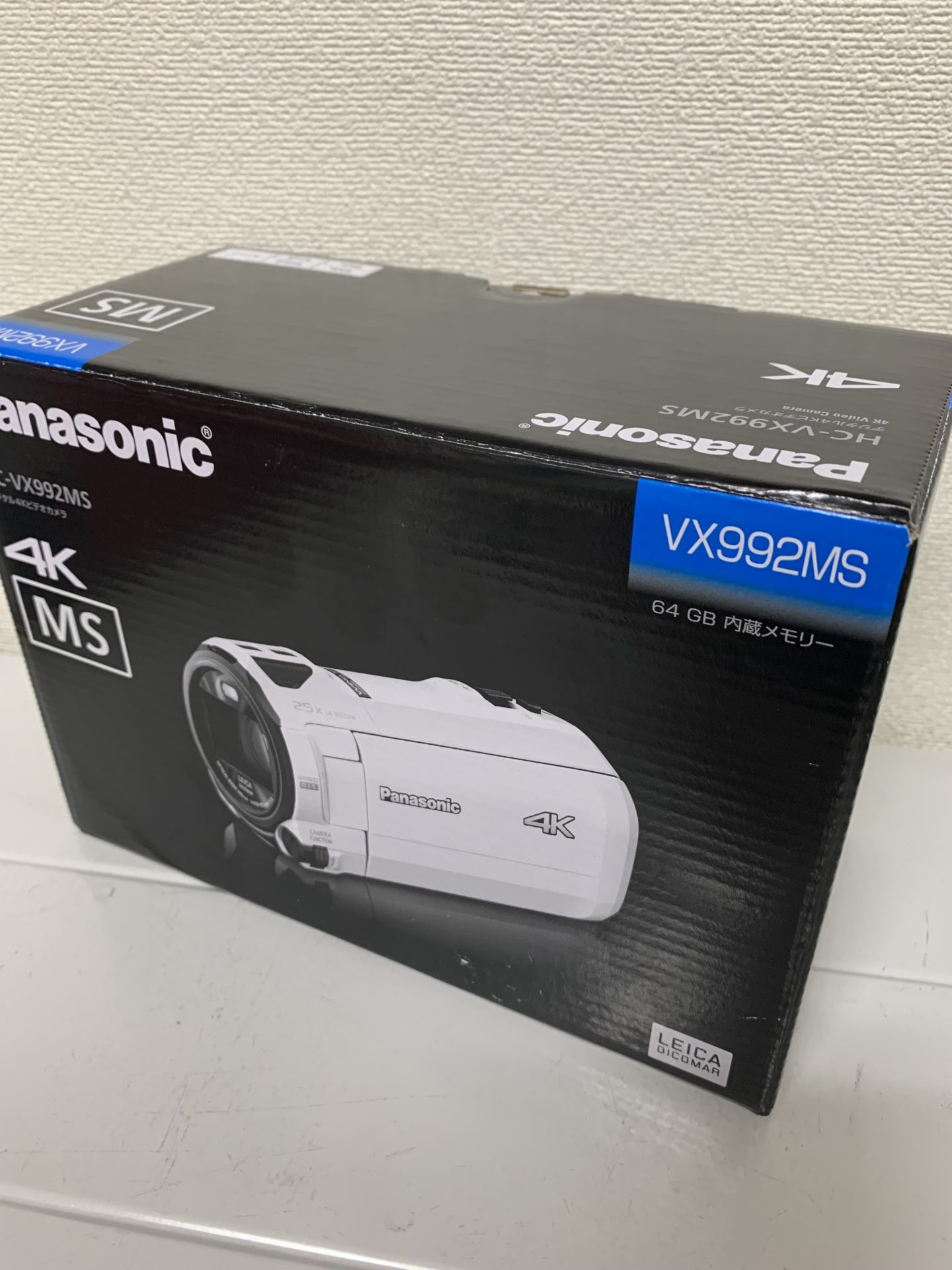 買取商品：Panasonic デジタル4Kビデオカメラ HC-VX992MS ホワイト　新品未使用