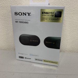 SONY ワイヤレスノイズキャンセリングステレオヘッドセット WF-1000XM3 ブラック　新品未開封