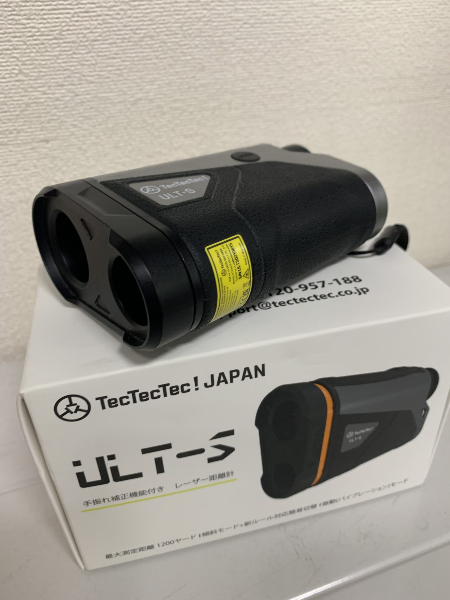 TecTecTec！JAPAN 手振れ補正機能付き レーザー距離計 ULT-S 中古