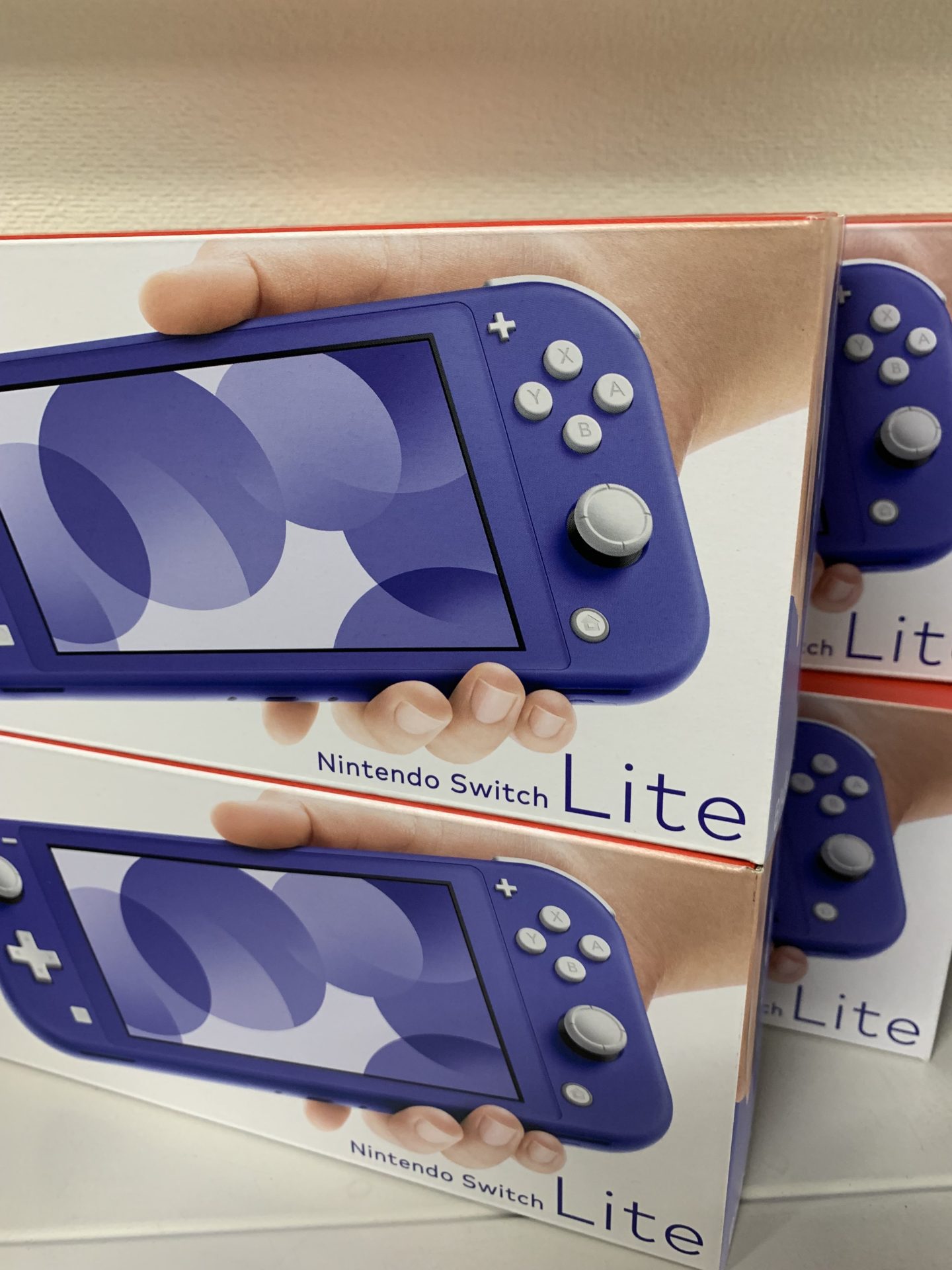 買取商品：Nintendo Switch Lite ブルー 4台　新品未使用