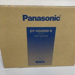Panasonic　USBハードディスク　DY-HD2000-K　新品未使用