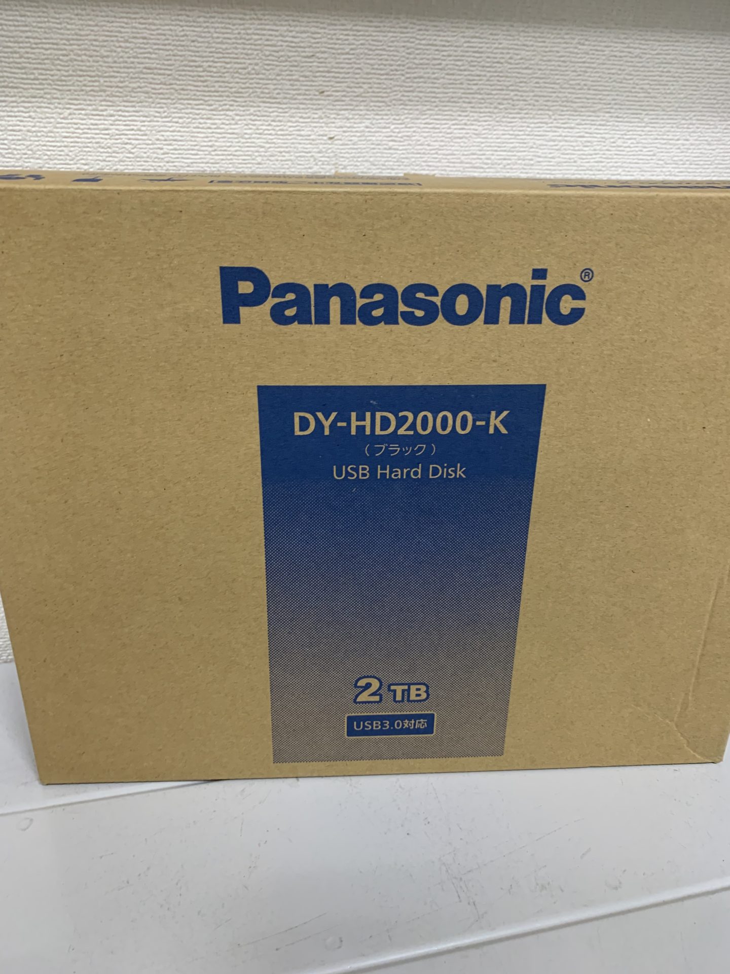 【ほぼ未使用】パナソニックUSBハードディスク DY-HD2000-K