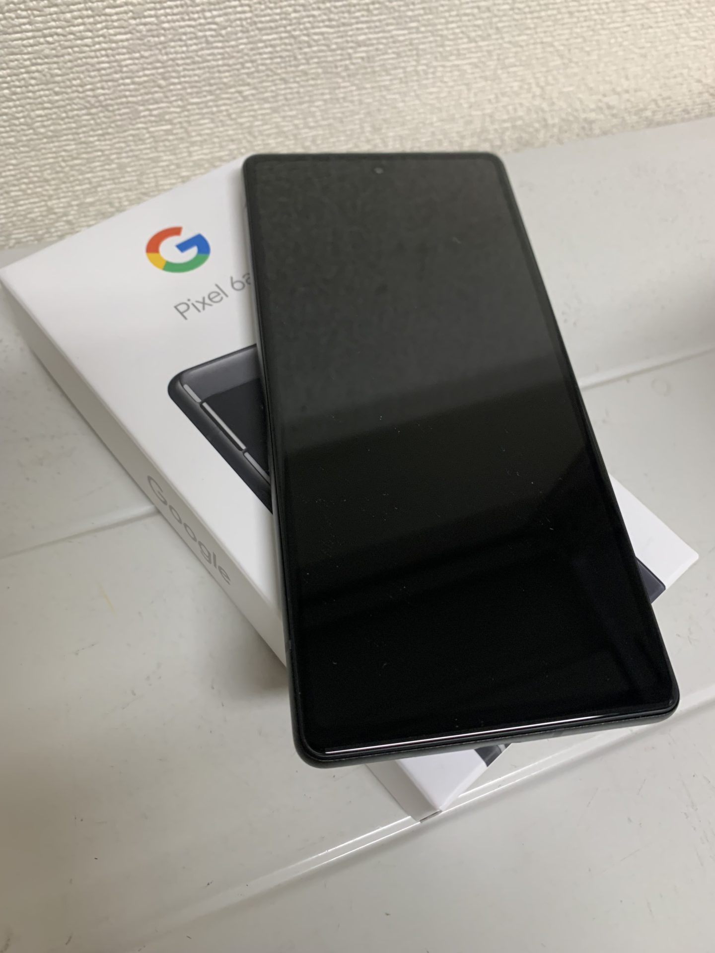 買取商品：au Google Pixel 6a ﾌﾞﾗｯｸ　新品未使用