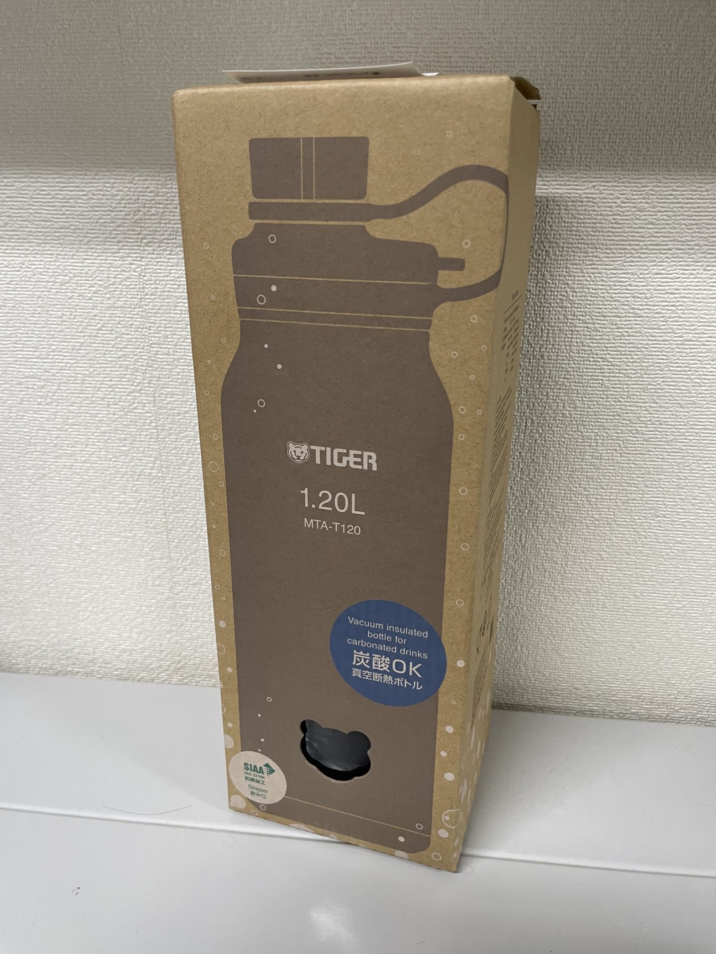 買取商品：TIGER　真空断熱炭酸ボトル　新品未使用品