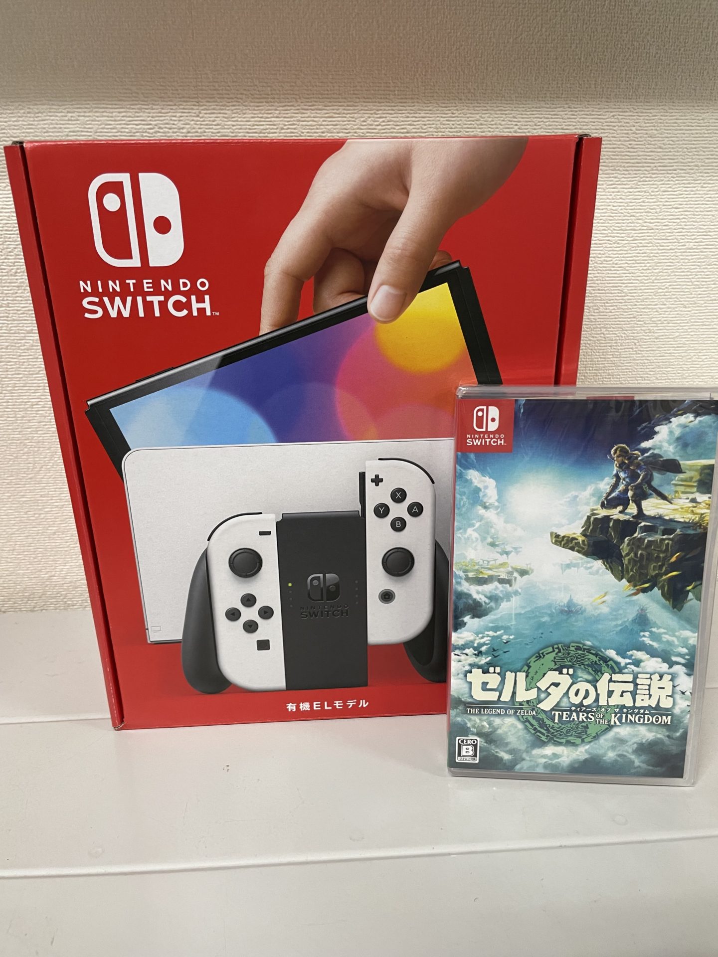 任天堂 Nintendo Switch 有機ELモデル ホワイト + ソフト ゼルダの伝説