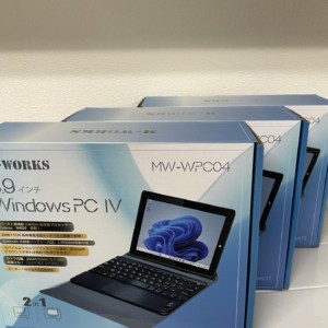 M-WORKS 8.9インチ WindowsPC IV MW-WPC04 新品未開封　3台