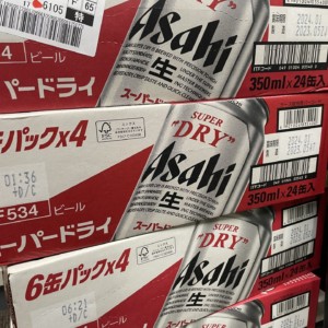 ASAHI スーパードライ 350ml×24缶　4ケース