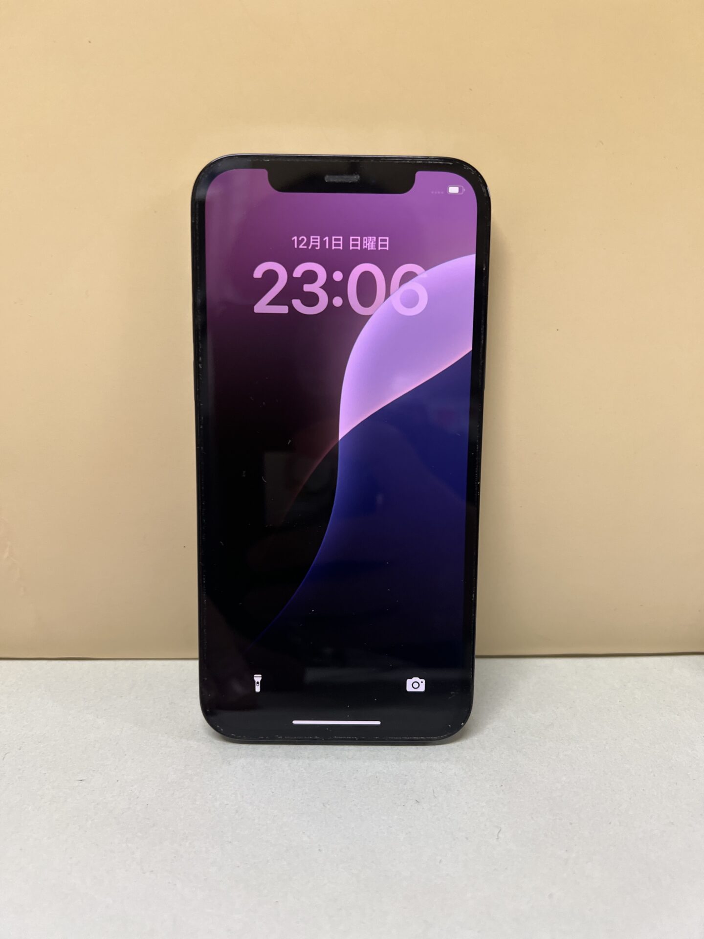 買取商品：【福岡店】SoftBank SIMロック解除済 iPhone12 Pro 128GB ブラック　中古美品