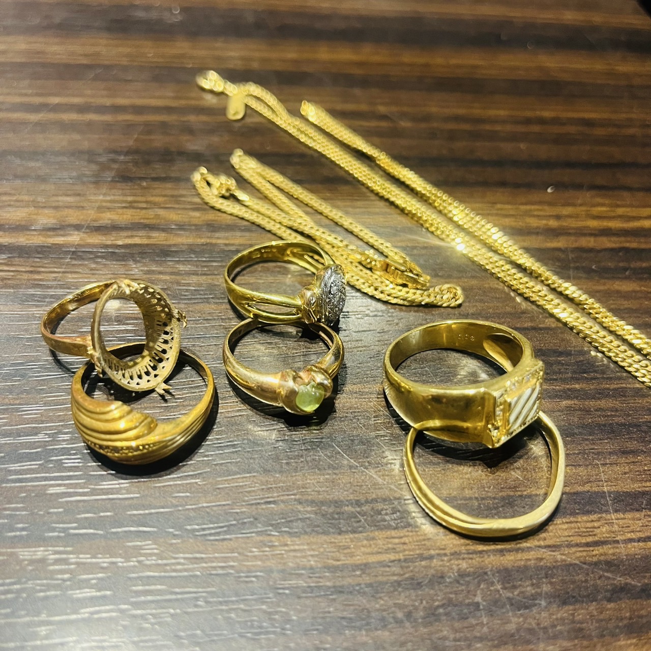 買取商品：【行橋店】今相場上がってます！！K18 ネックレス リング