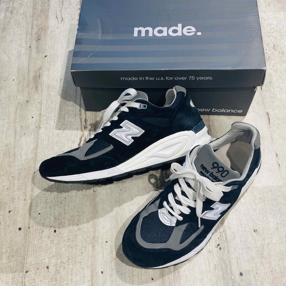 買取商品：【行橋店】New Balance 990 M990BL2 スニーカー 美品