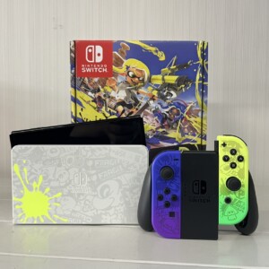 【行橋店】Switch 有機EL スプラトゥーンカラー 中古美品!!