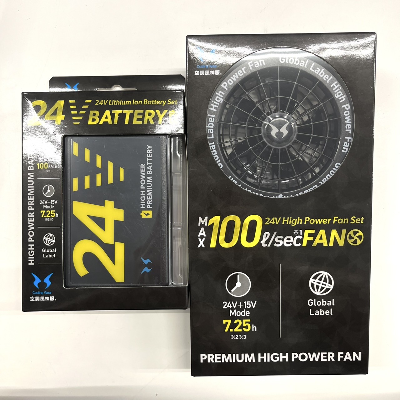 買取商品：21V 空調服 バッテリー+ファンセット RD9580G 新品未使用