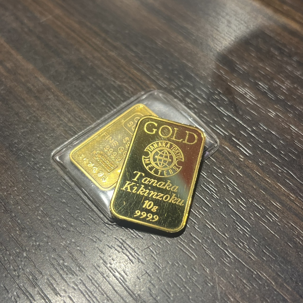 買取商品：【インゴット】24金 10g+5g 2枚