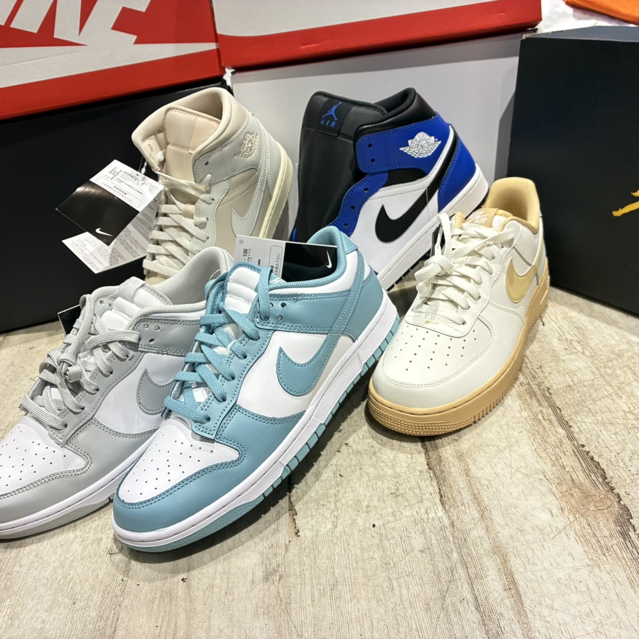 買取商品：【５足!!】NIKE AJ1 AF1等 ５足まとめて！