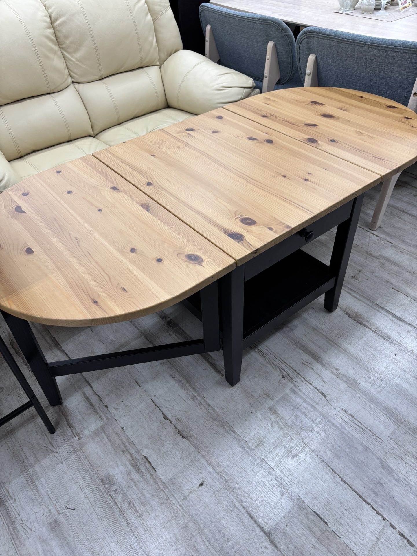 買取商品：天板折りたたみ式 ローテーブル