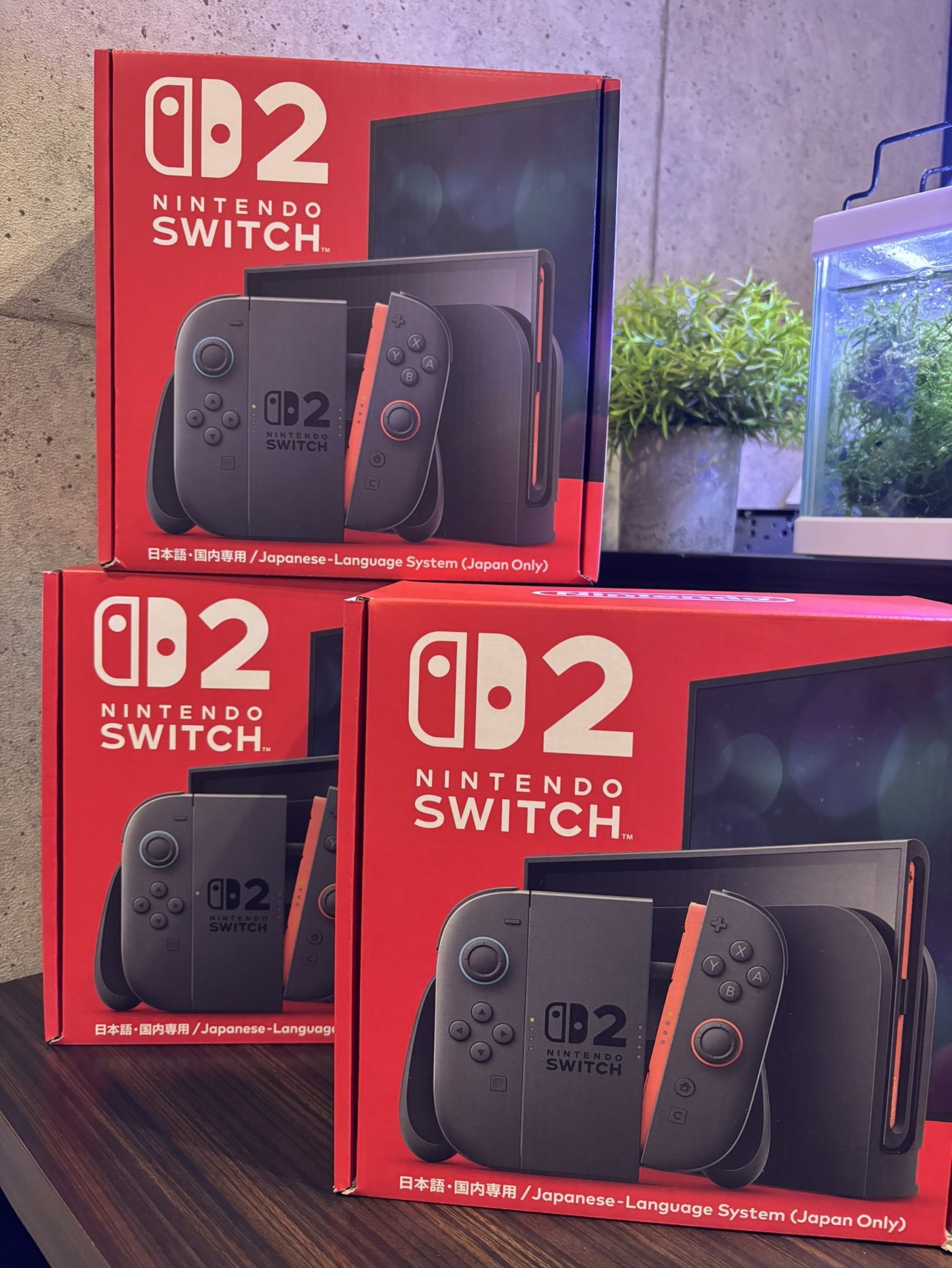 買取商品：ニンテンドースイッチ２ 日本語・国内版 合計３台