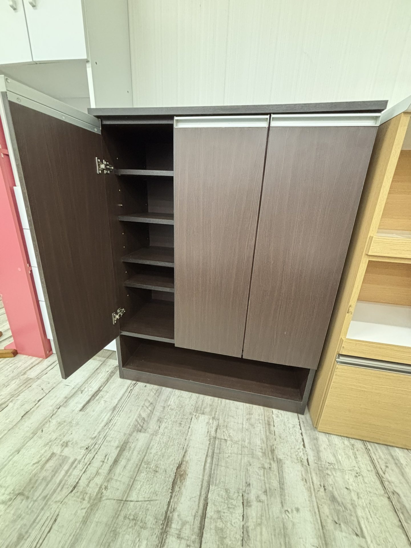 買取商品：シューズボックス 靴箱 ブラウン