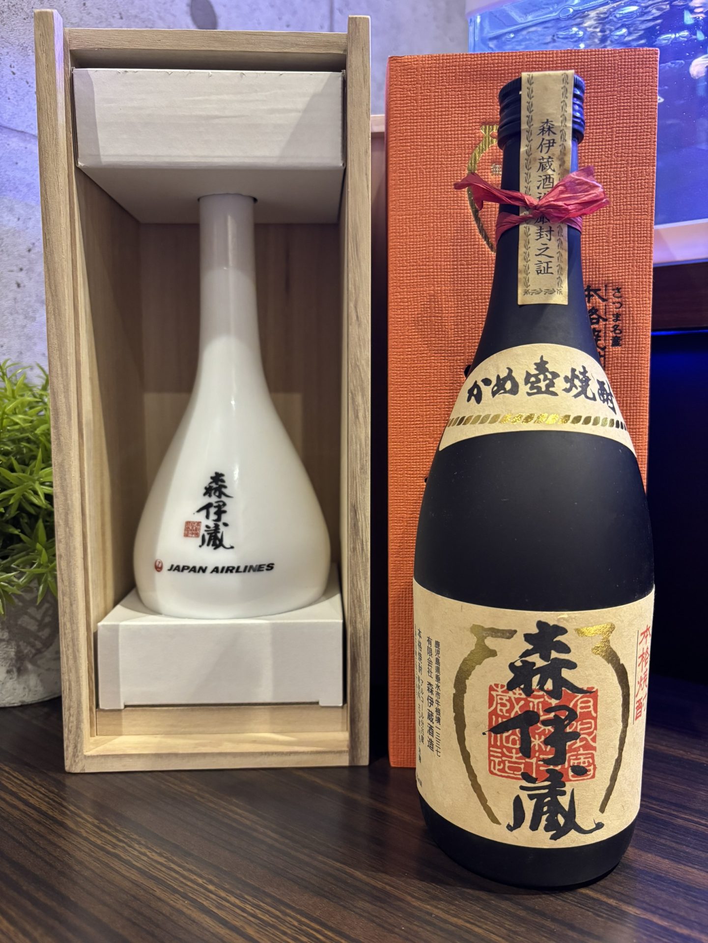 買取商品：森伊蔵 720ml JAL限定品 箱付き