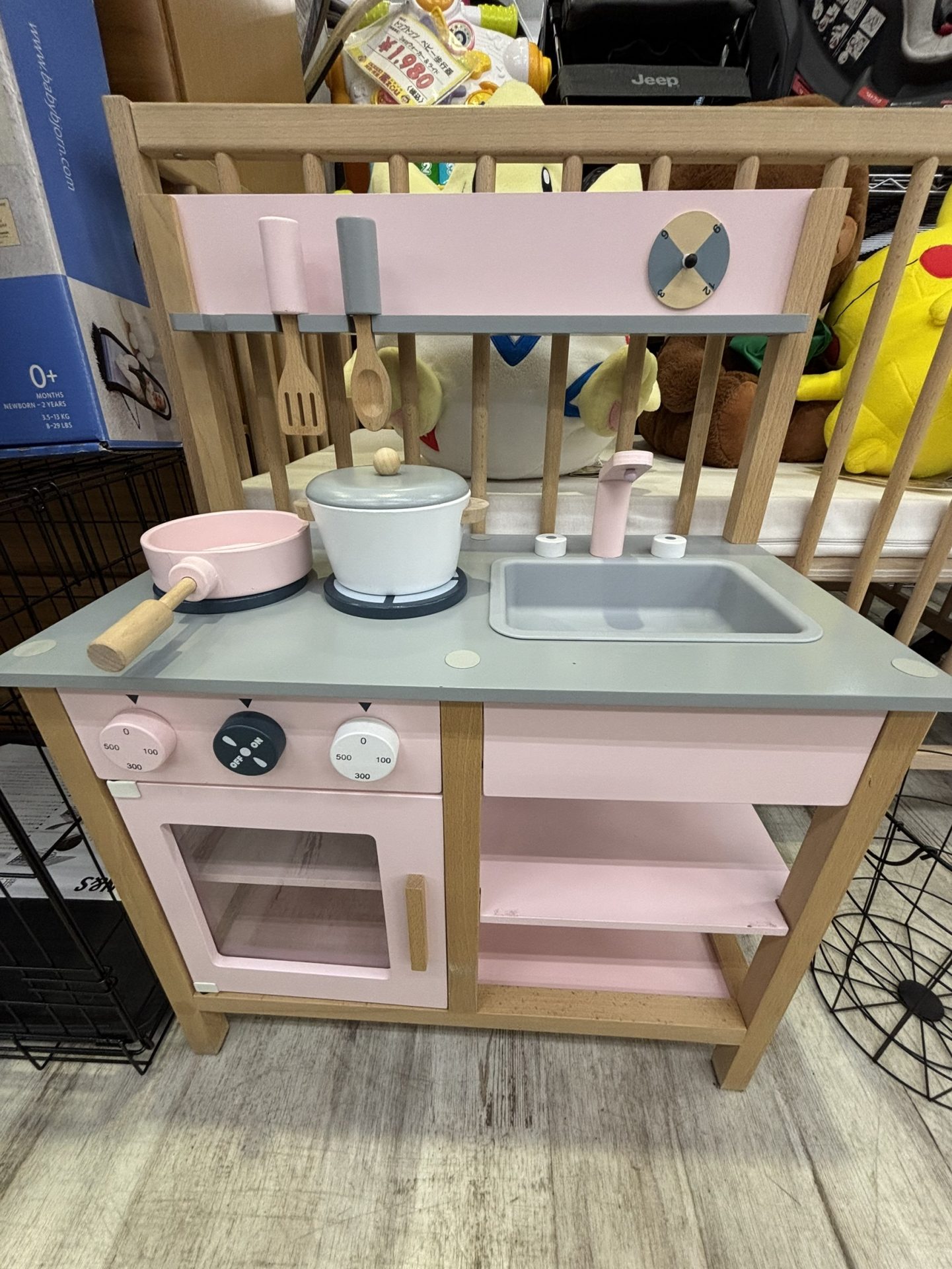 買取商品：木製 おままごとセット/ラブリー学習机